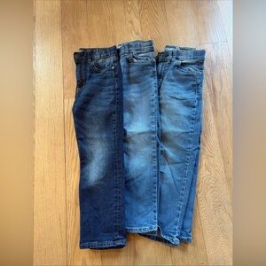 Boys Youth Size 6 Lot Of 3 Oshkosh Classic Fit Straight Jeans J2